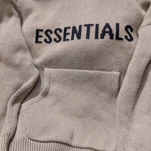 Fear of God Essentials Tan Crewneck Sweater